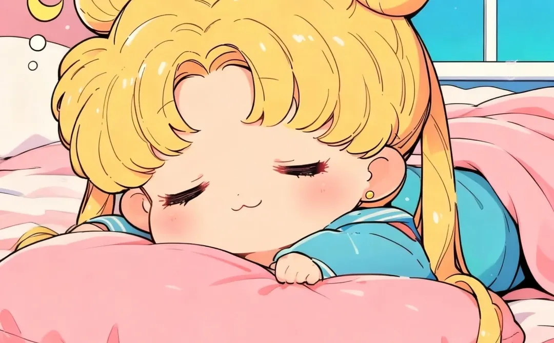 月亮不睡我不睡，我是秃头小宝贝｜美少女