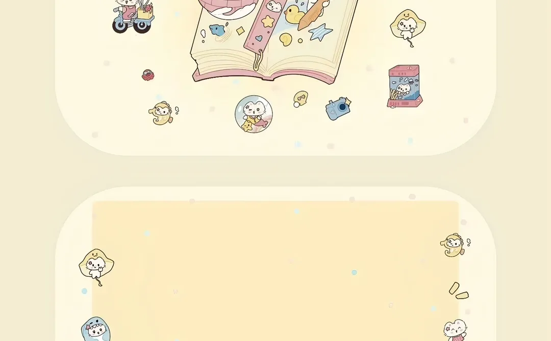 好可爱的小熊iPad壁纸！