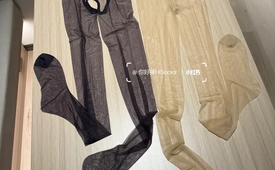 啊啊啊超清透的脚尖加固丝袜太好看了吧～！