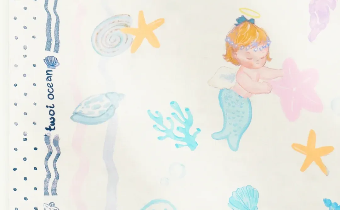 小美人鱼丝巾🫧🐬