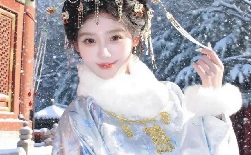 北京冬天❄️来故宫拍雪景汉服真的好出片啊