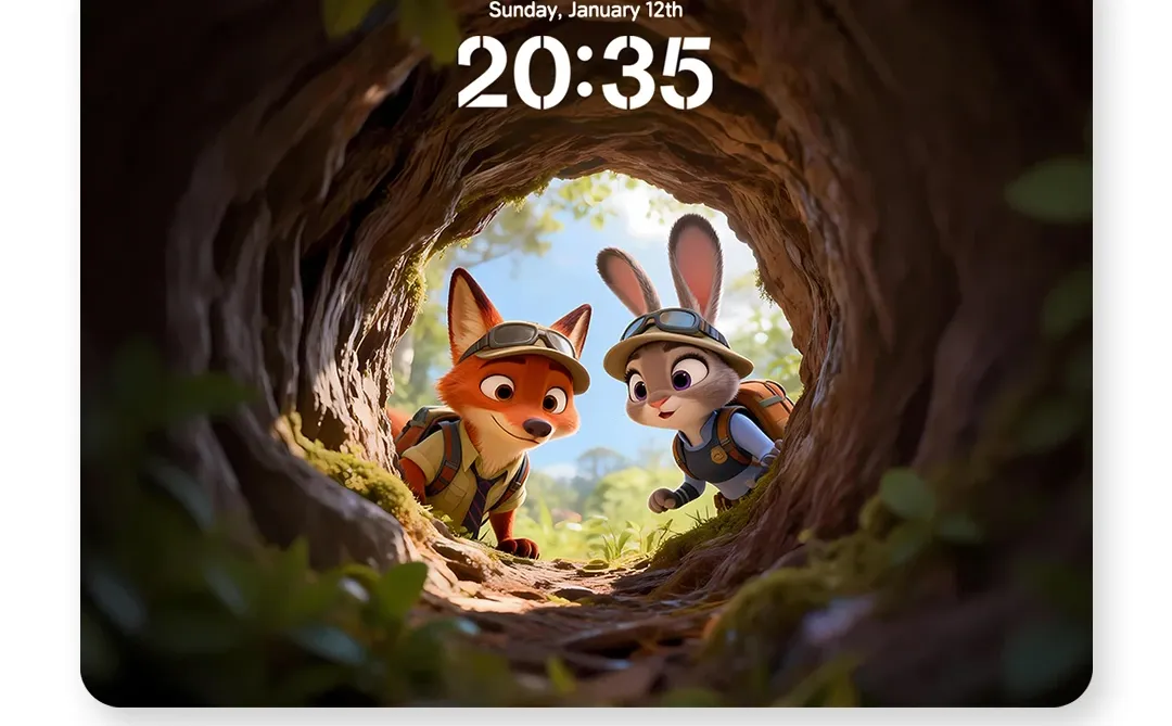 088｜尼克朱迪の探险小分队｜创意静态壁纸