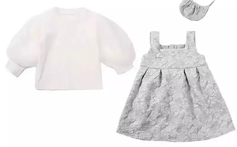 女宝宝一周岁洋气三件套连衣裙🎈