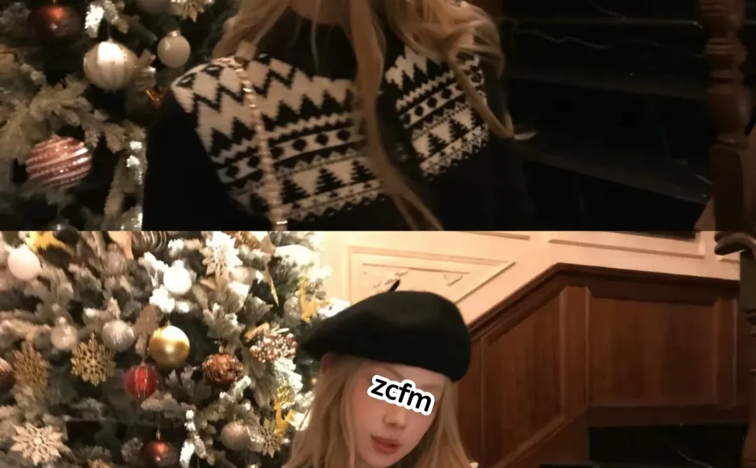 圣诞毛衣🖤 谁懂这件真的好复古！！