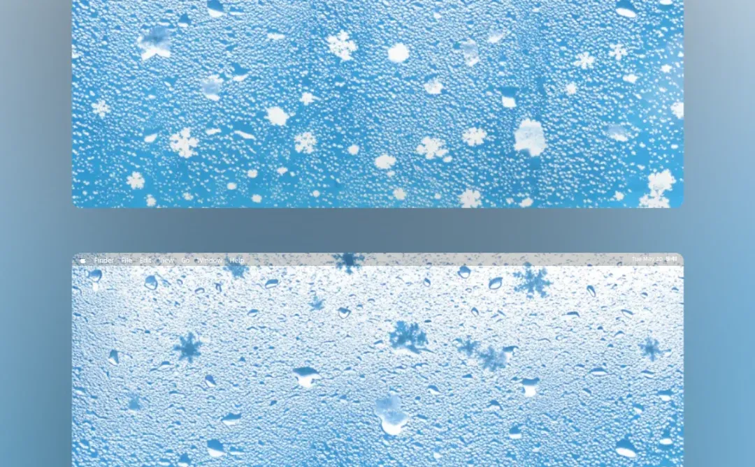 C2580 | 4k壁纸 | 雨雪飘窗