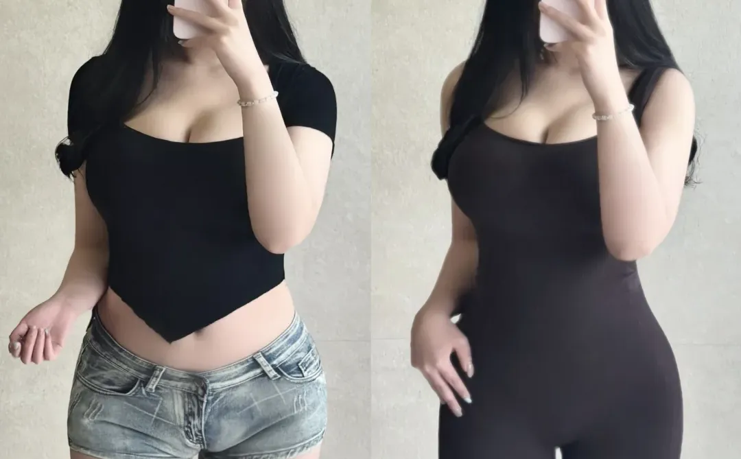 连体衣好显身材......