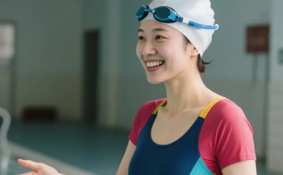 女生大胆学游泳！是技能，更是底气💦