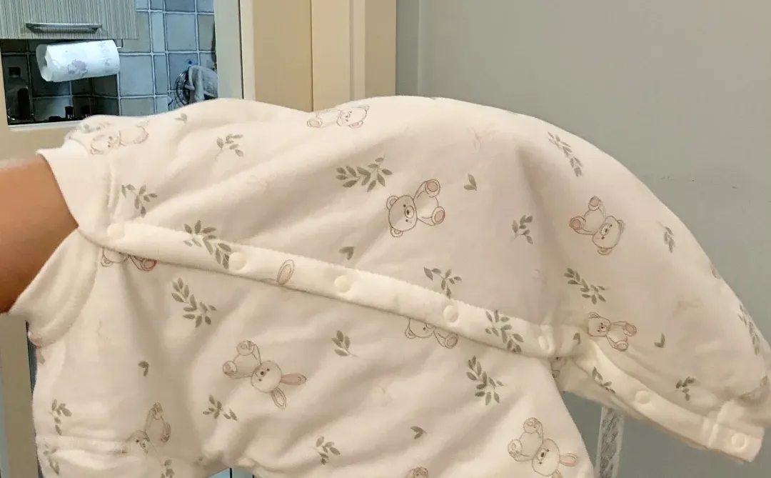 ❤️软fufu婴儿碎花连体衣太好穿啦！！