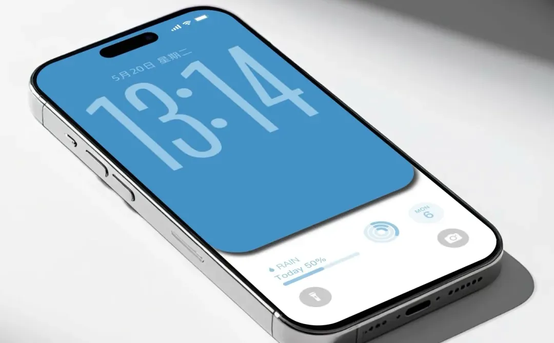 小众蓝色壁纸｜简约到骨子里的高级感