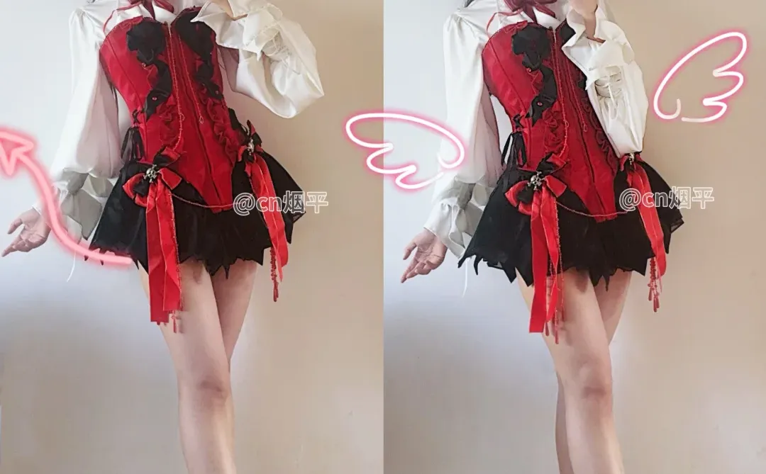 ❤️🖤鱼骨胸衣