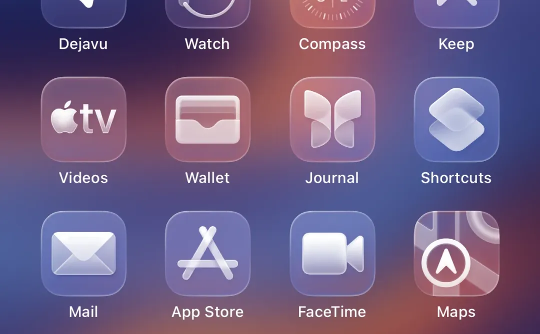 宇宙星空，蓝橙交织｜iOS26壁纸｜057