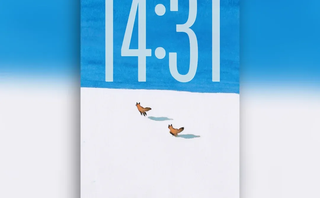 Two Foxes | 极简小众壁纸 | 8645