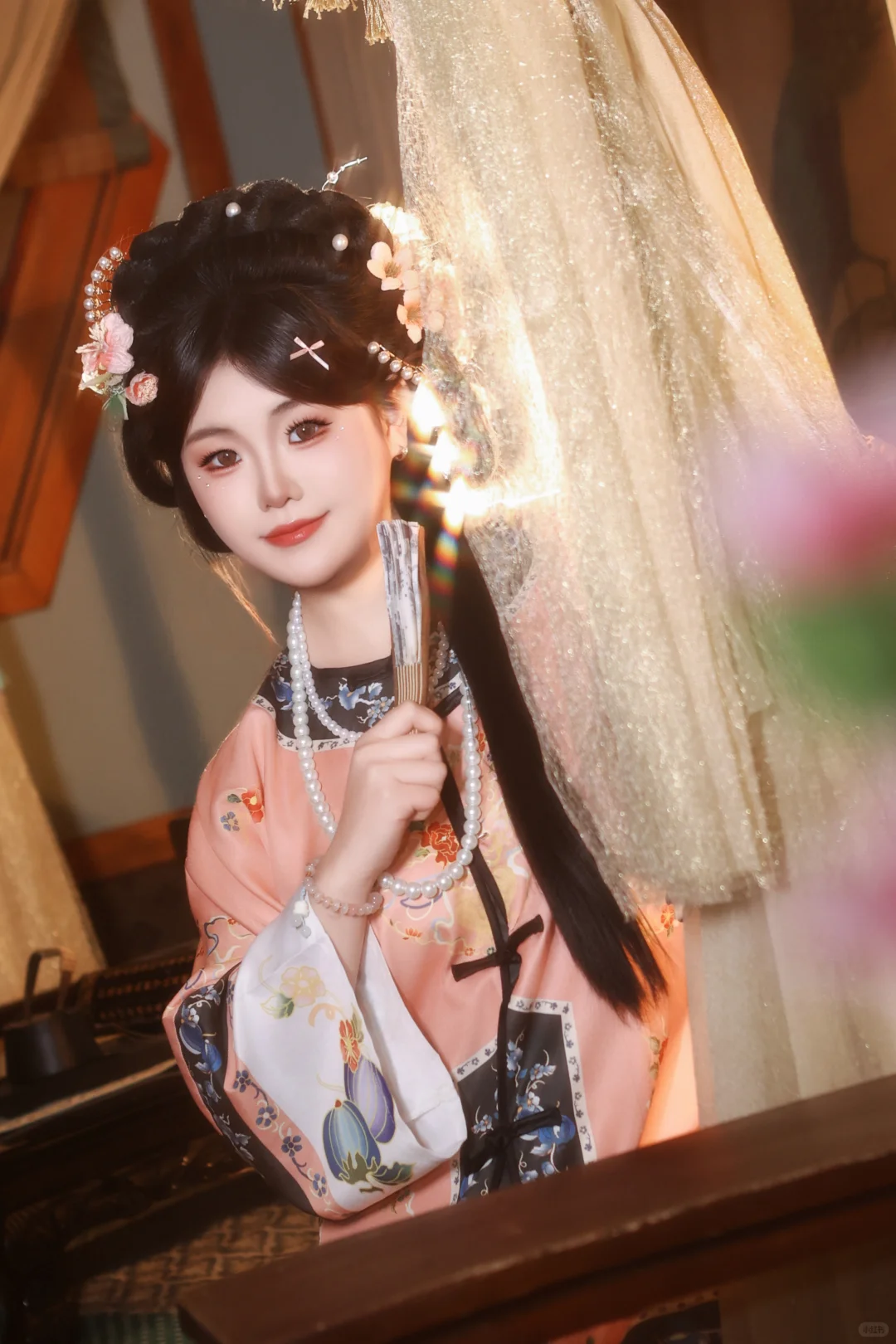 琅琊古城|清汉女的藕粉裙，是古画里的胭脂色