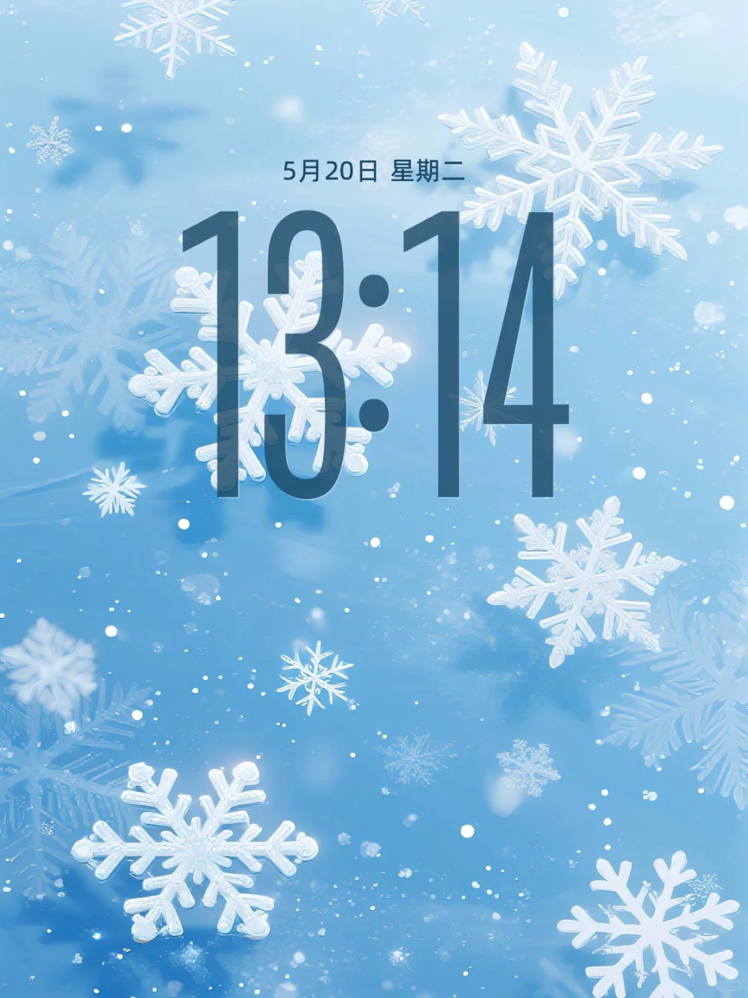 冬日壁纸🎄❄️雪花飘飘b0456