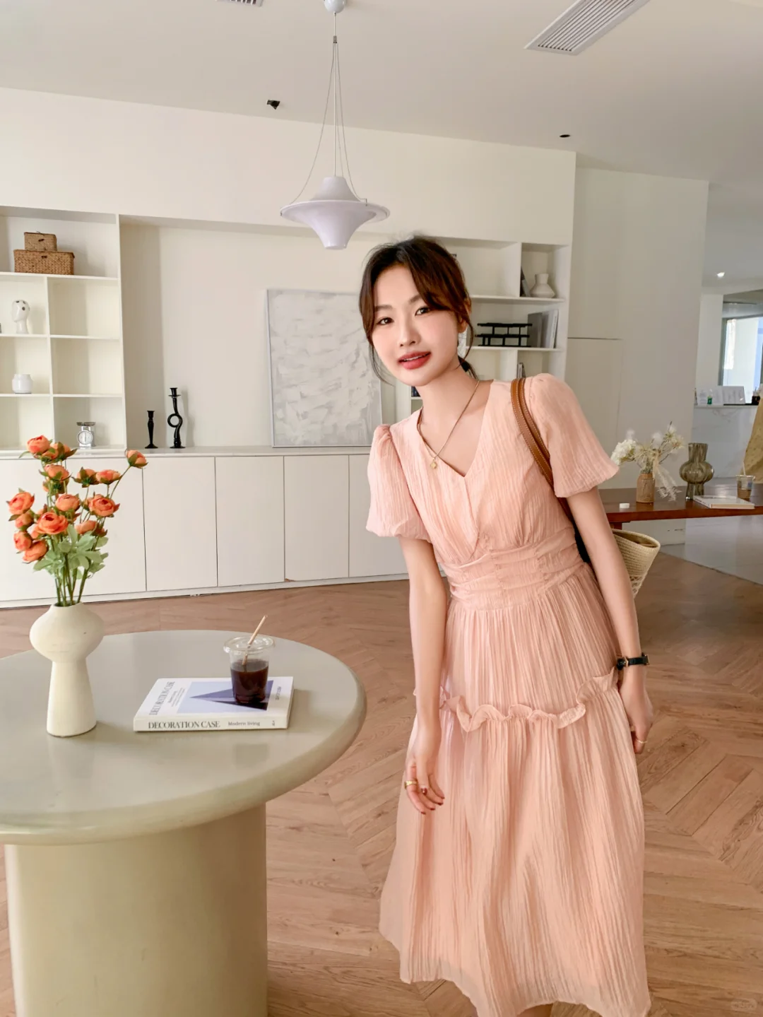 粉裙OOTD/清冷又甜美🎀