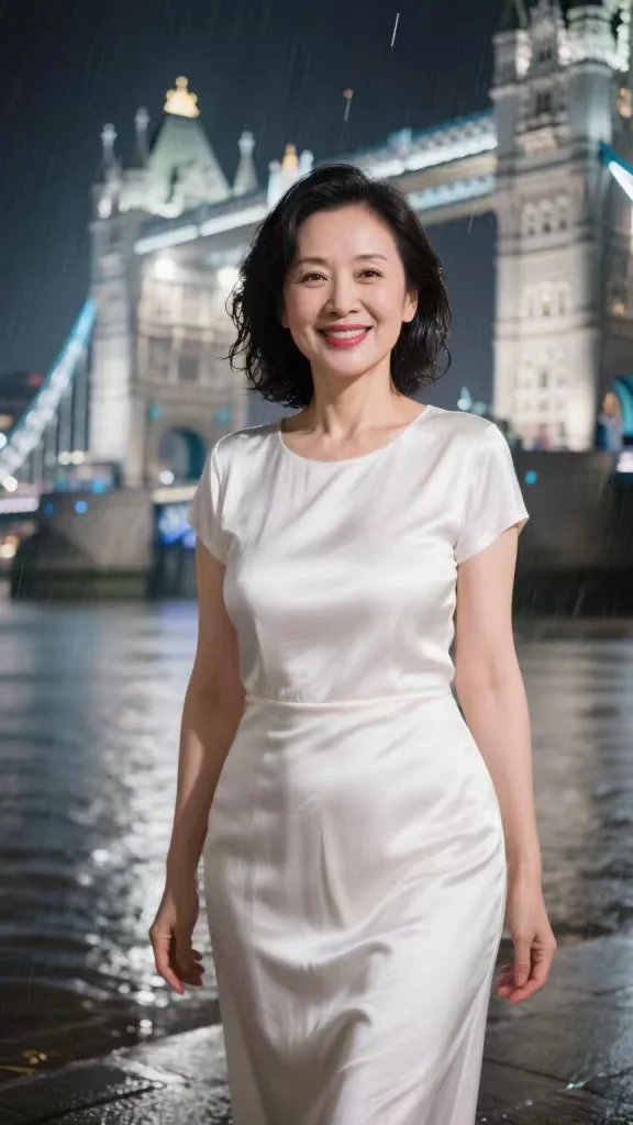 成熟柔艳清媚，48岁的阿姨碾轧雨夜