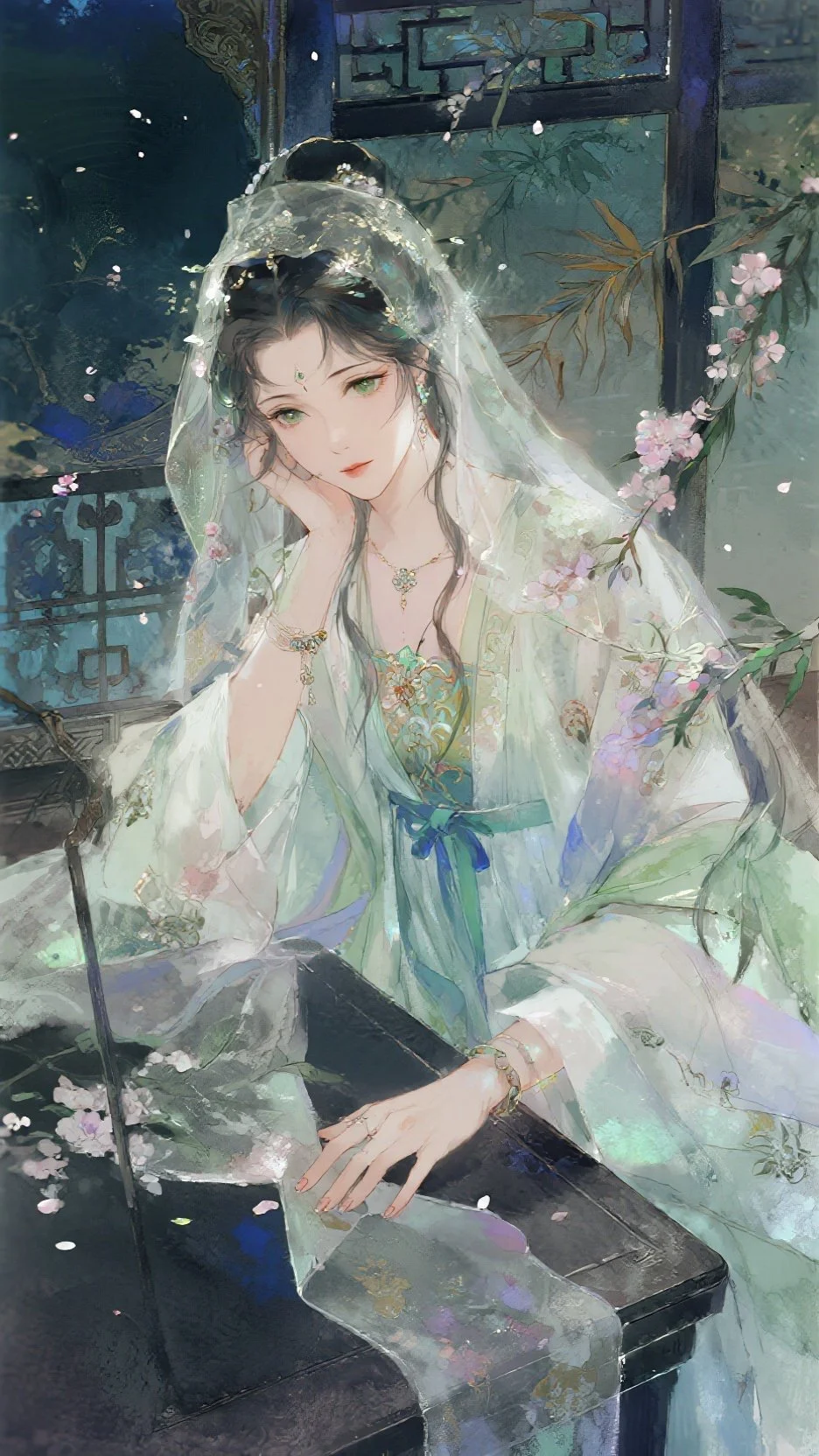 二次元古风美女