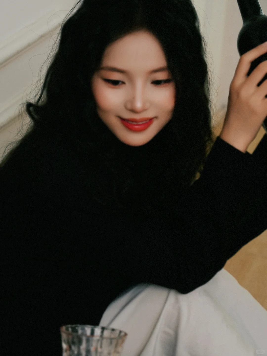 ✨韩系气质穿搭｜黑西装吊带=成熟第一步