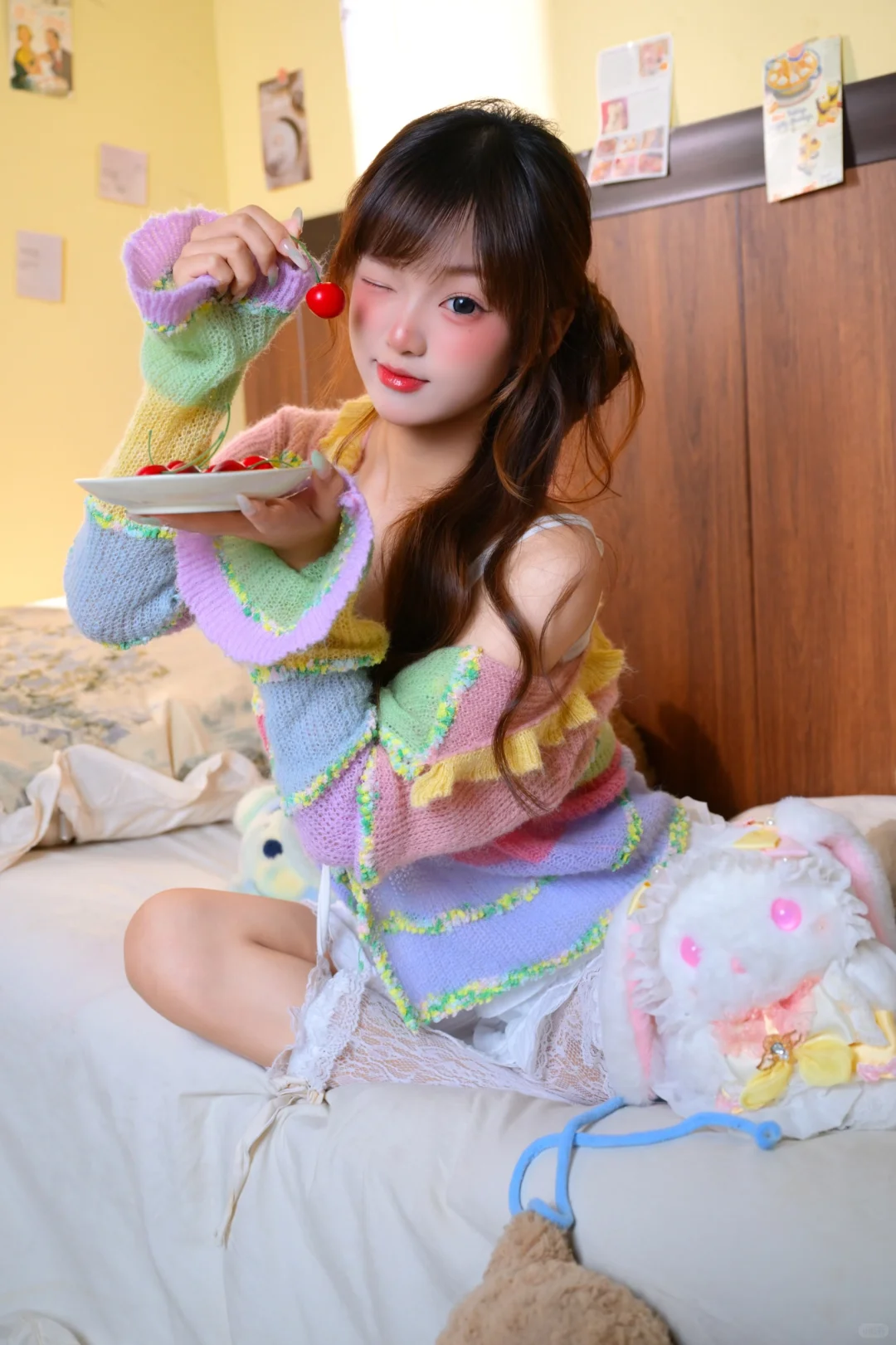 📷｜小熊和我一起睡觉🧸