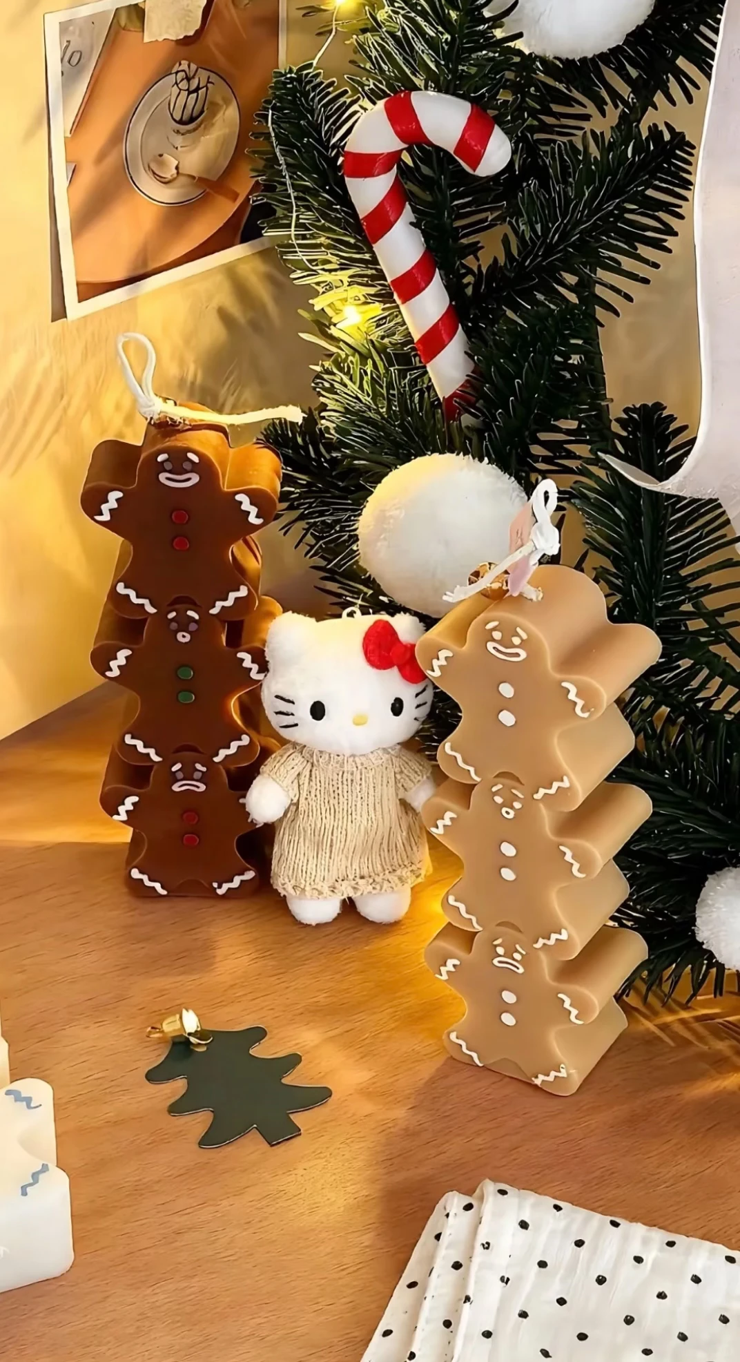 Wallpaper ｜粉色圣诞氛围感全屏壁纸