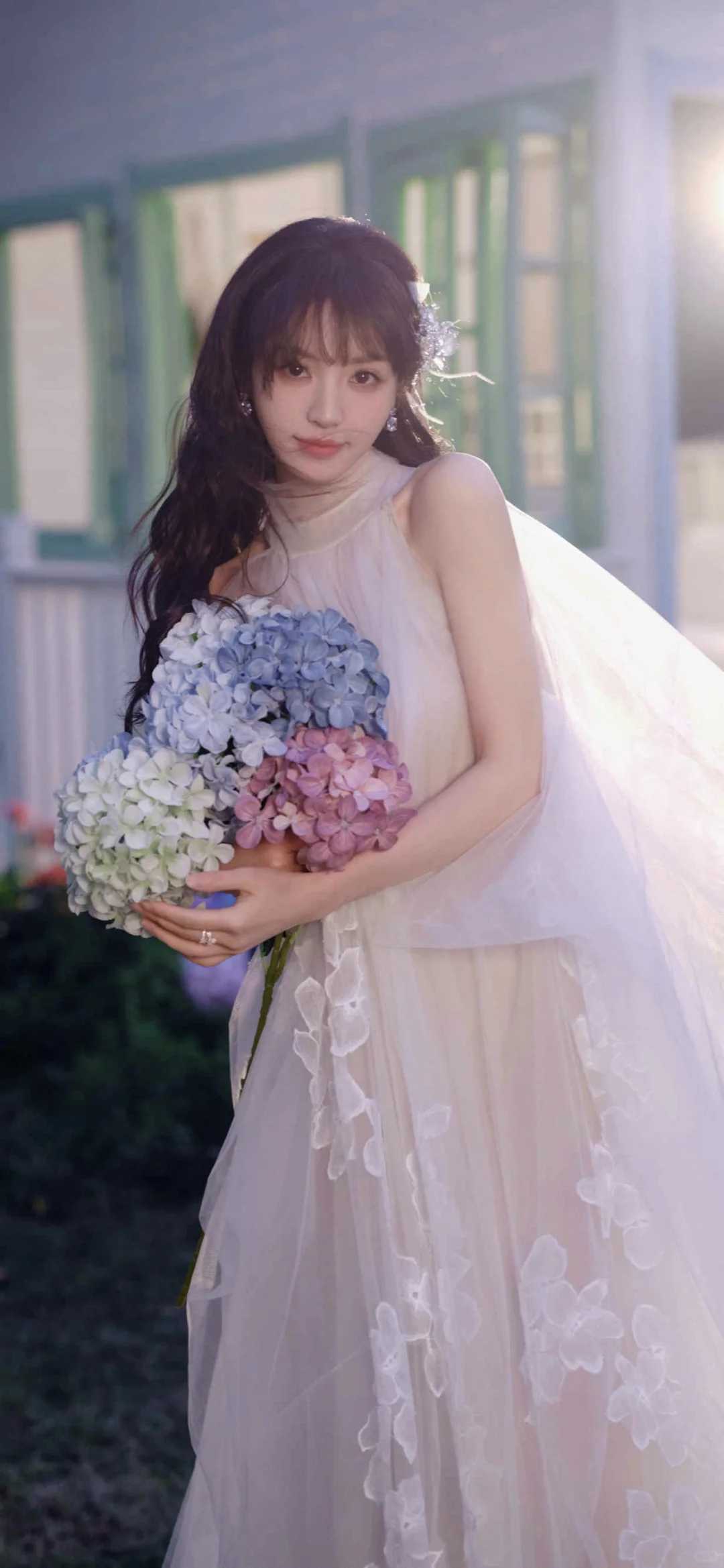 田曦薇壁纸！被这组婚纱照写真美哭了！