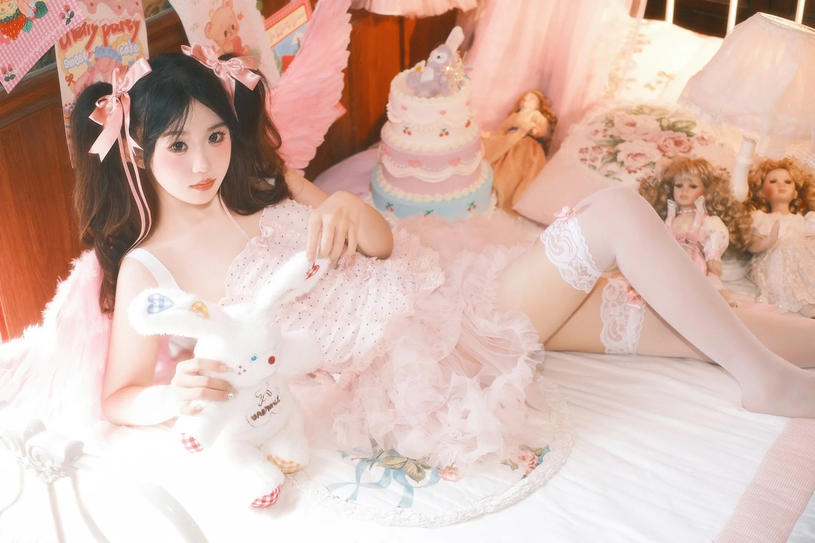 梦幻少女核，粉色💕小天使👼🏻 | 西安约拍