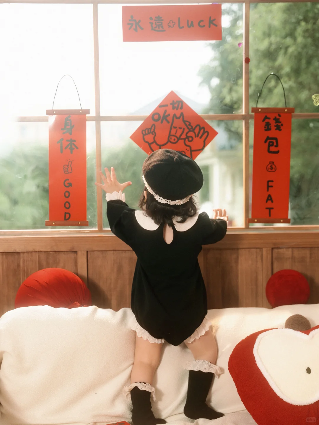 WOW‼️被女鹅的新年写真惊艳到了🧧