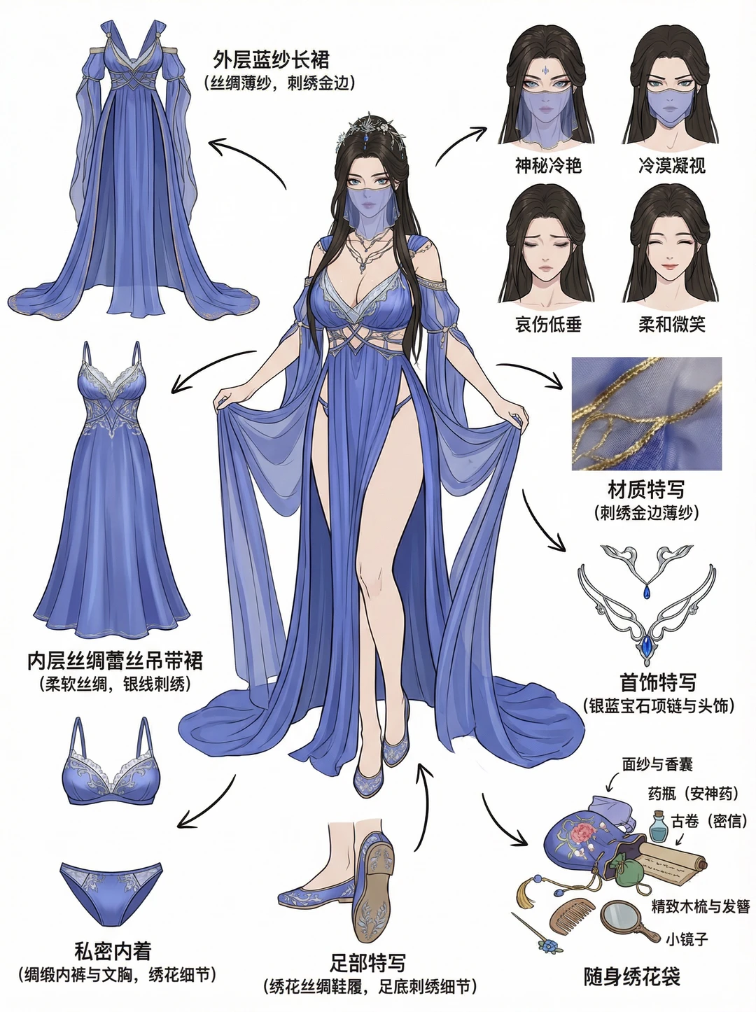 国漫角色像素拆解