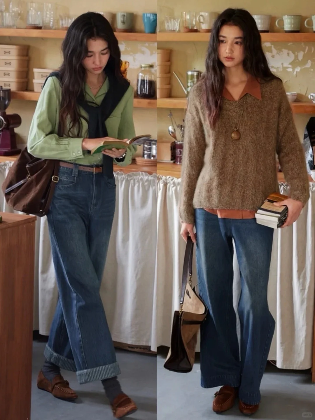 秋冬穿什么 | 法式复古时髦色彩叠穿搭配