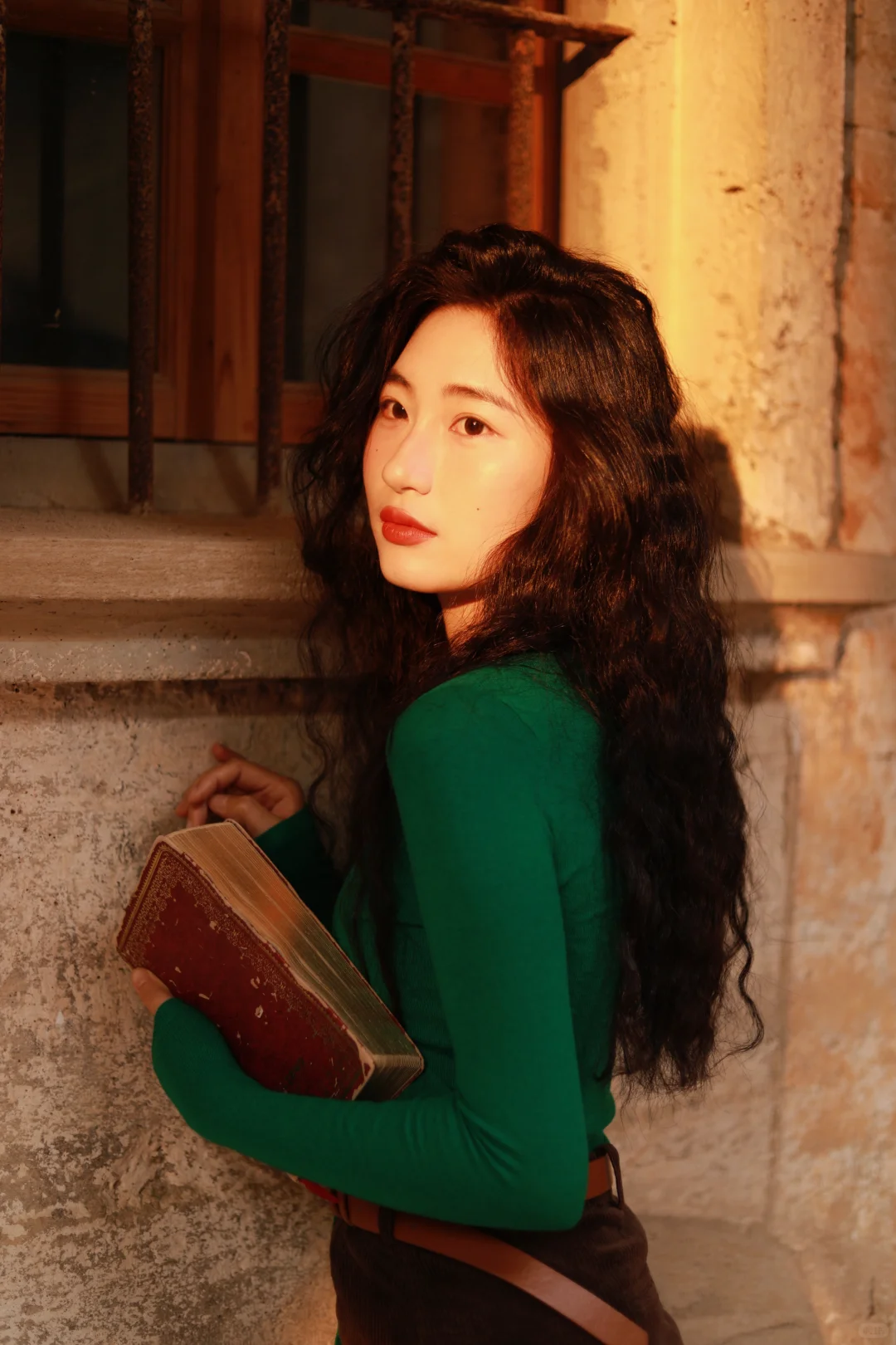 港风拍照穿搭公式🟢➕🟤好绝！附滤镜