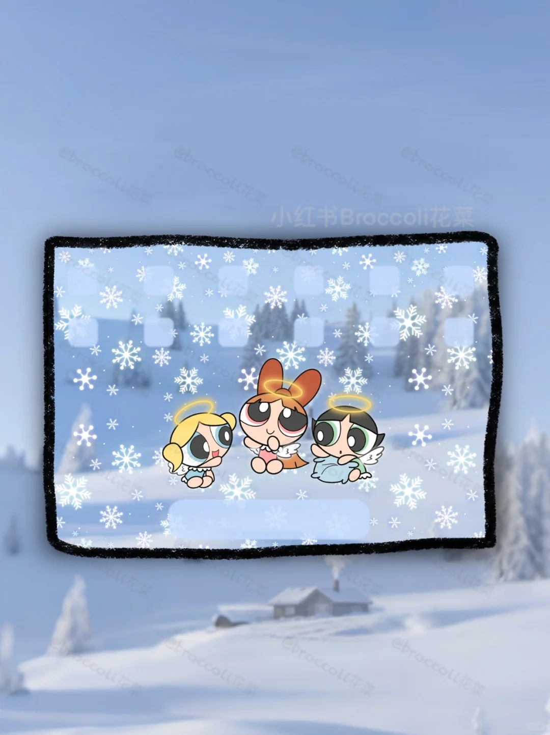 A484飞天小女警 绮幻冬日世界 平板壁纸