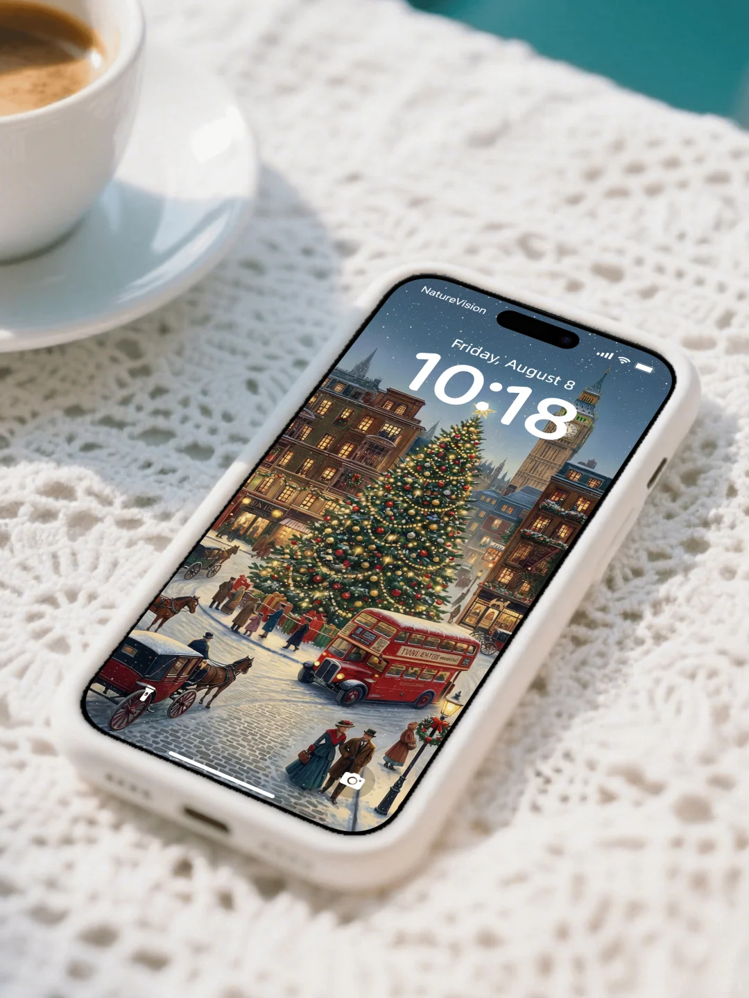 治愈圣诞夜🎄氛围感拉满丨4K氛围感壁纸