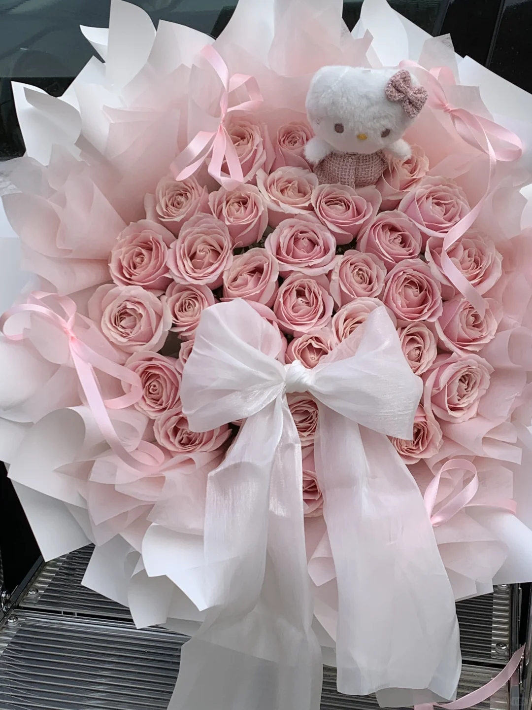 🌸粉色玫瑰，如你般娇嫩可爱🫧秦皇岛花店