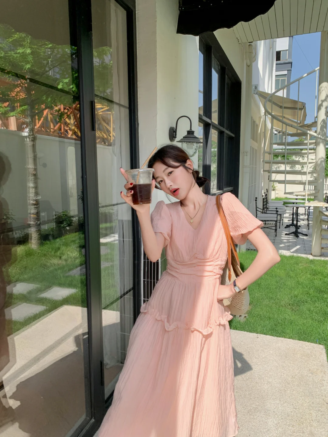 粉裙OOTD/清冷又甜美🎀