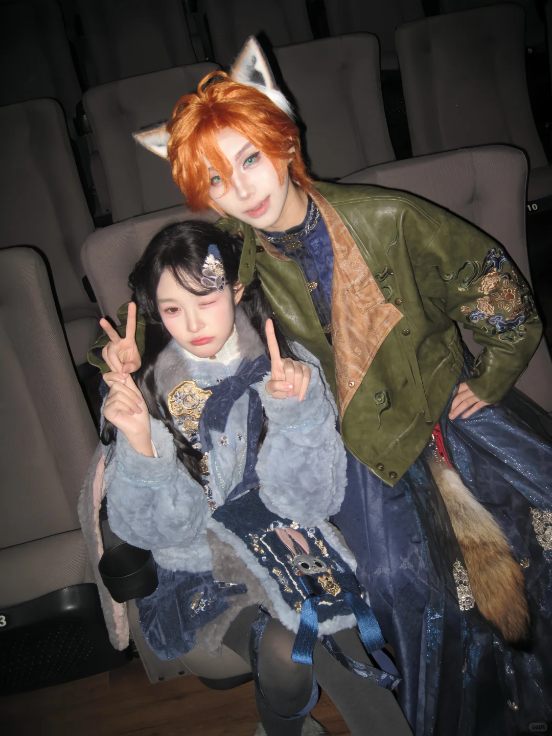 跟coser朋友去看了疯狂动物城！！