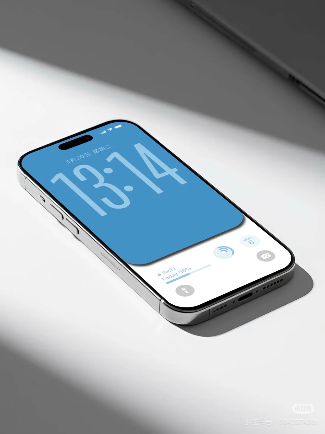 小众蓝色壁纸｜简约到骨子里的高级感