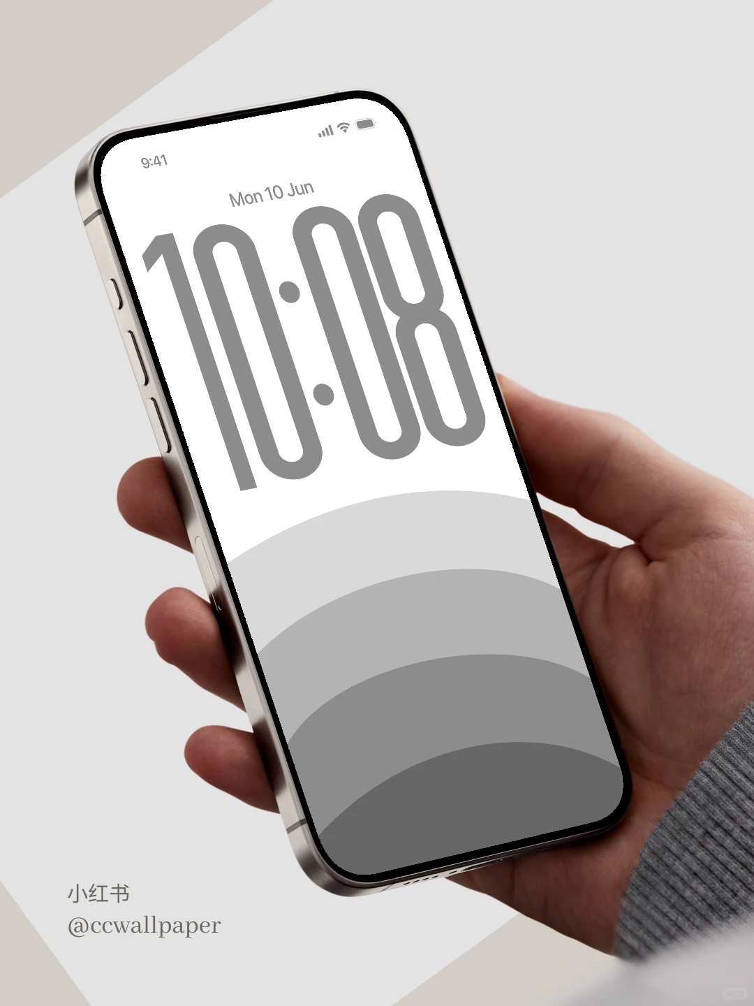 ios26 壁纸｜灰白色高级感壁纸｜789