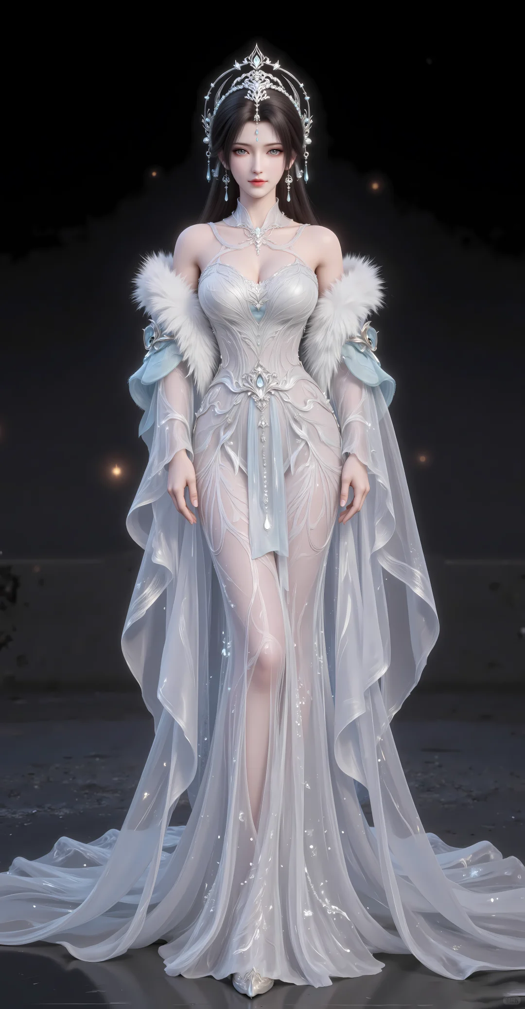 「壁纸」清漪，九头身女神天花板