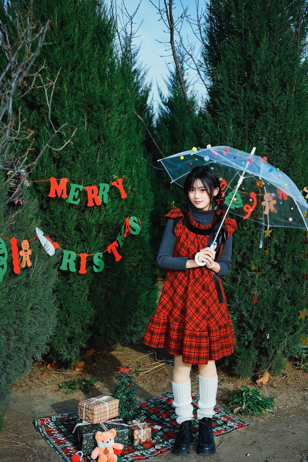 谁懂！圣诞外景要这么拍，氛围感拉满！