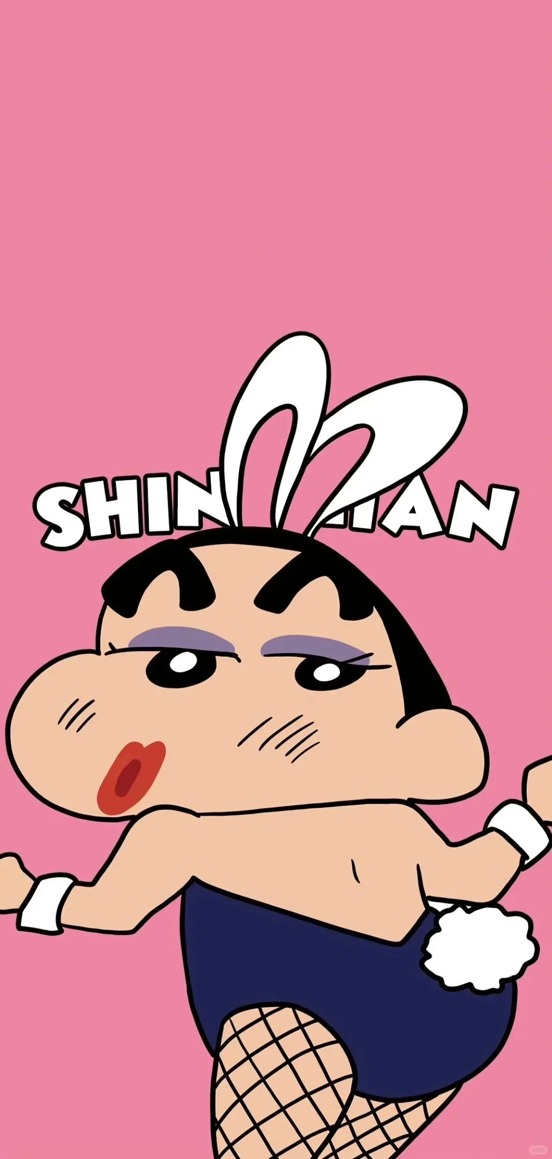 蜡笔小新cos可爱搞怪手机壁纸全屏😗