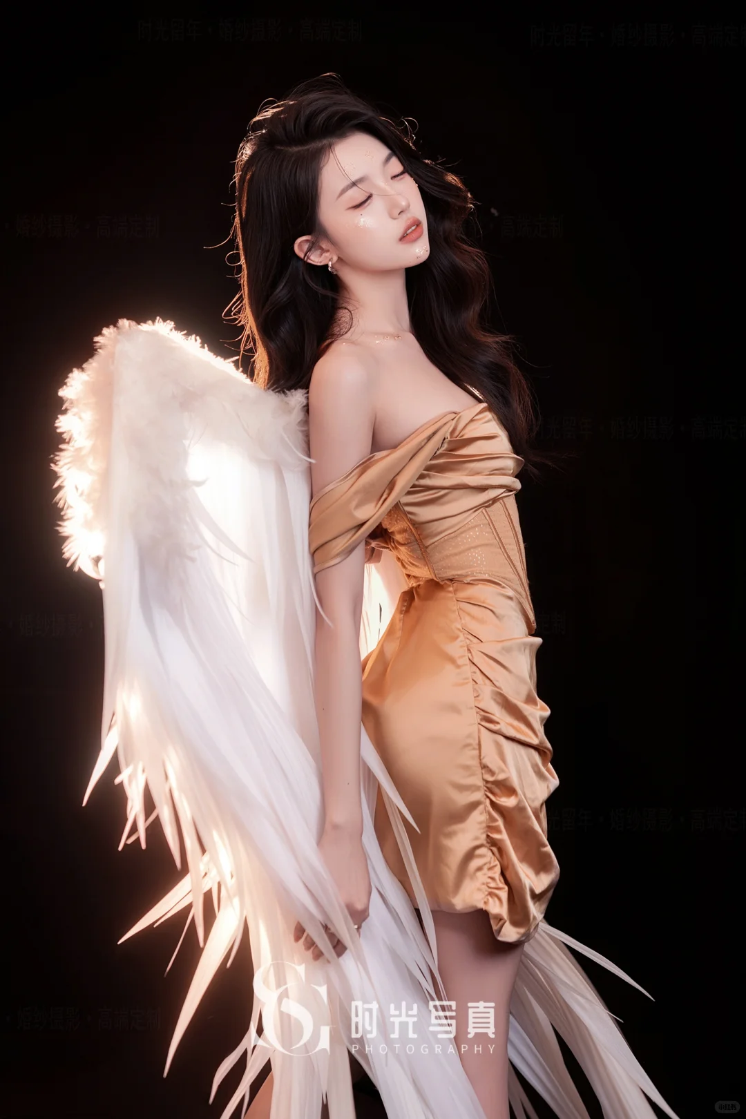 “爱是神洒在她肩上的光”深圳天使写真