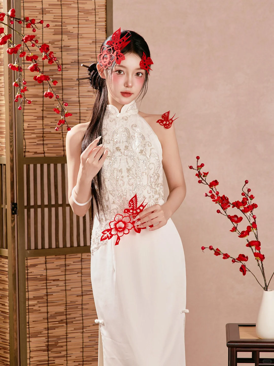 长沙有想拍这个新年风格的宝宝吗（女摄咆哮）