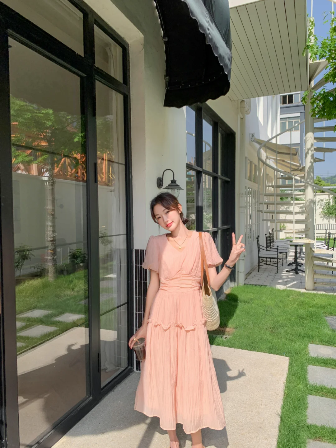 粉裙OOTD/清冷又甜美🎀