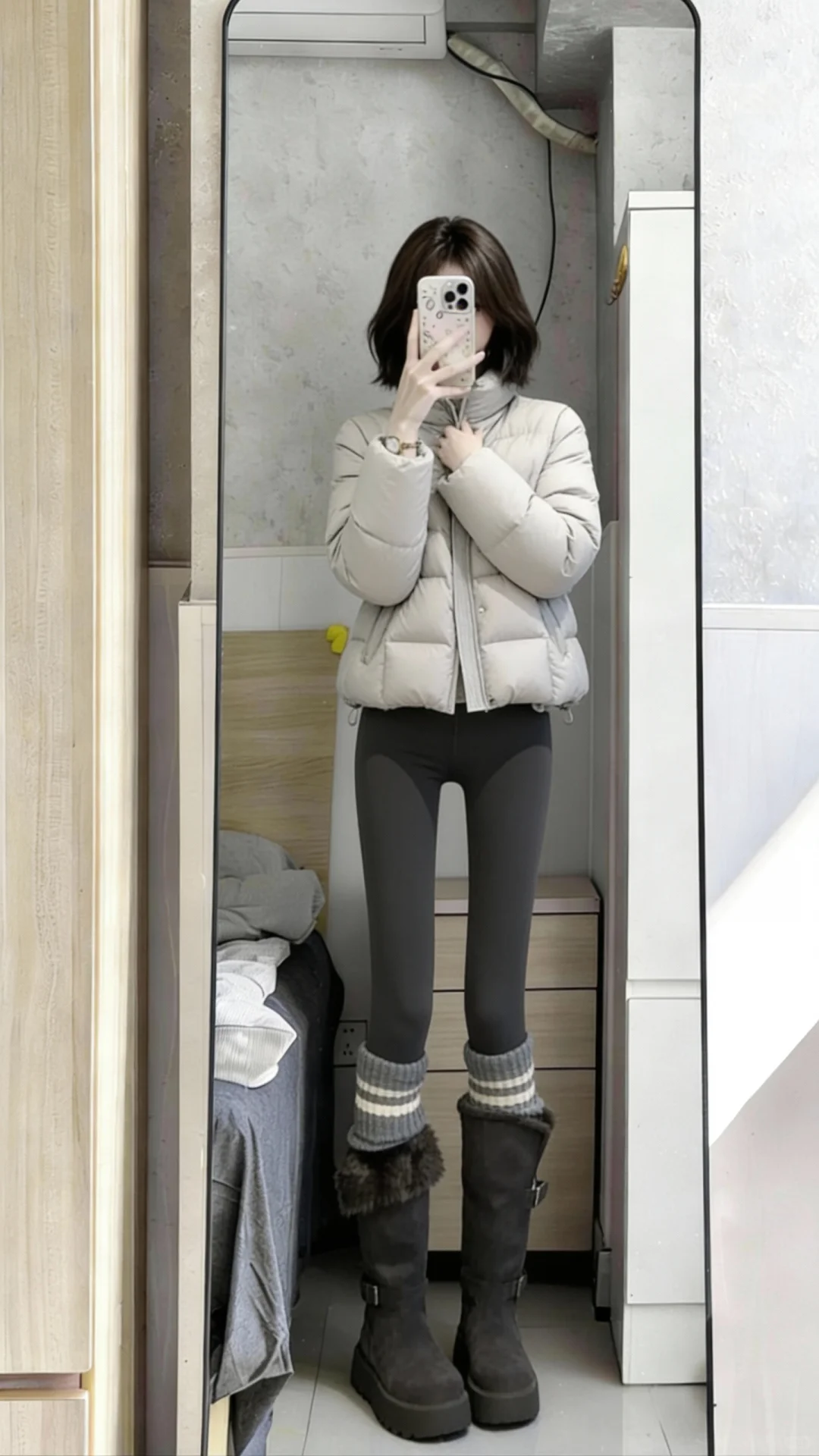 今日份打底裤穿搭🖤显瘦绝了