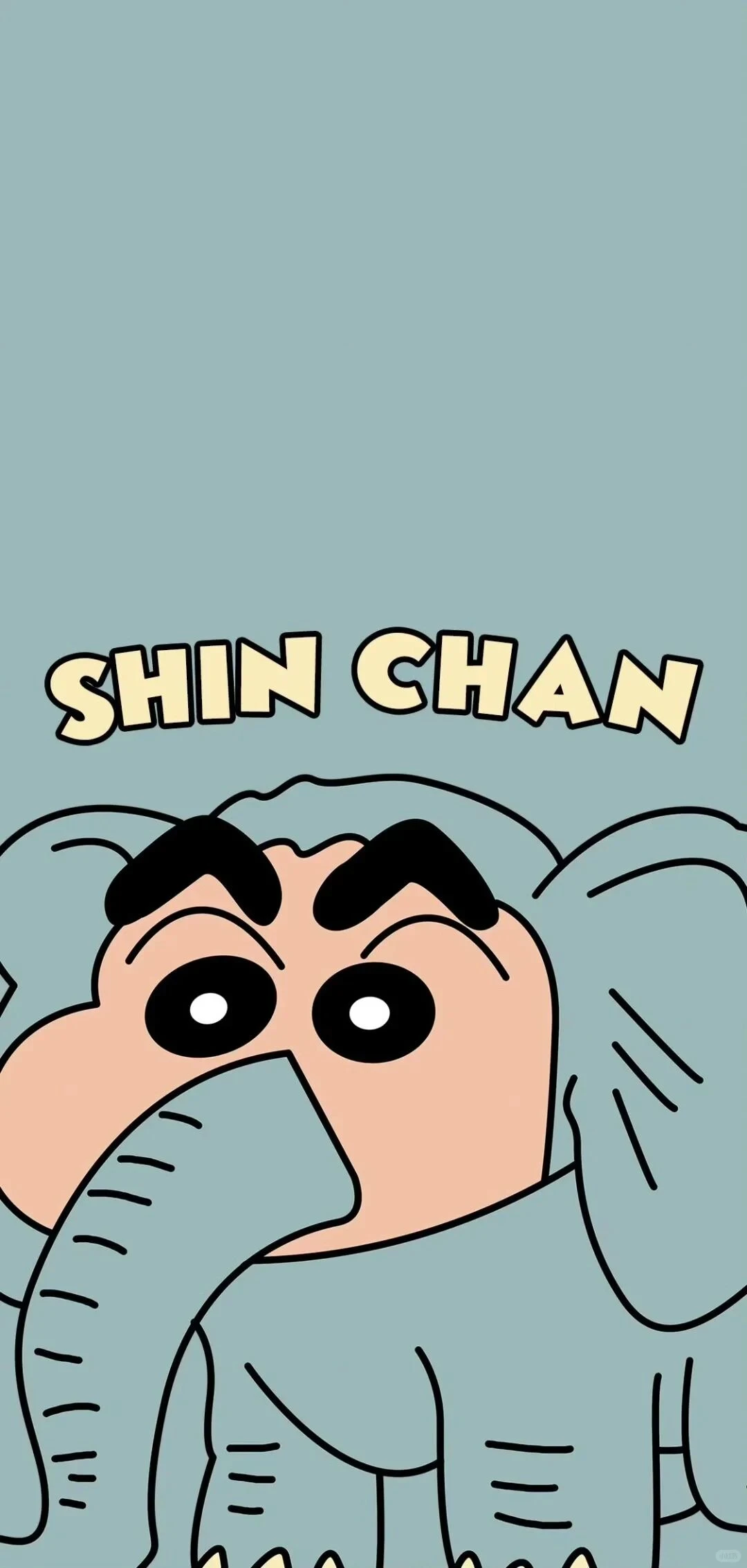 蜡笔小新cos可爱搞怪手机壁纸全屏😗