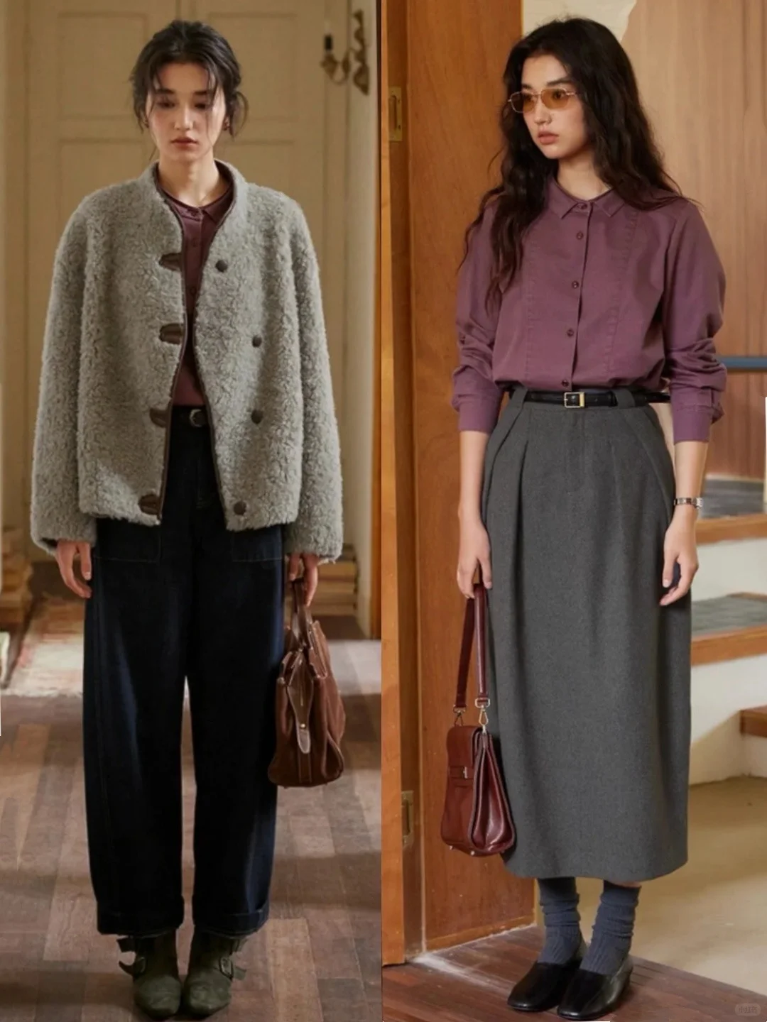 秋冬穿什么 | 法式复古时髦色彩叠穿搭配