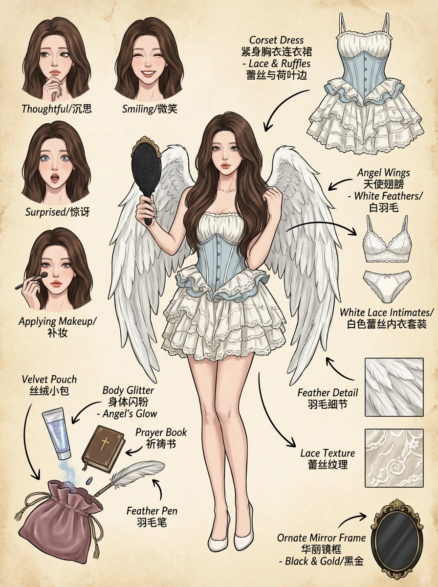 👗沉浸式穿搭解析 | 可盐可甜的百变图鉴✨