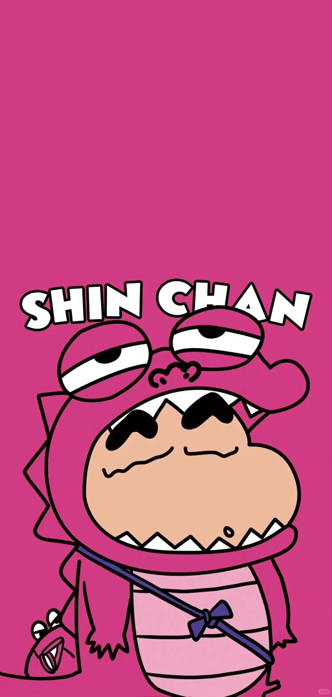 蜡笔小新cos可爱搞怪手机壁纸全屏😗