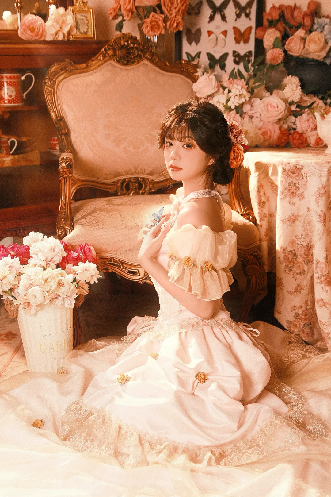 洛可可风油画少女🦋