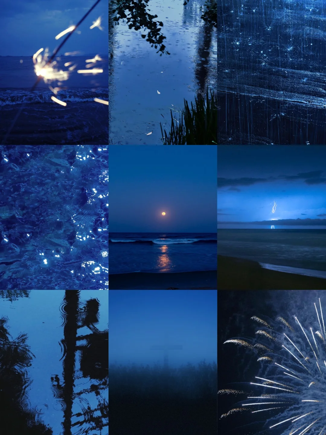 审美积累｜深蓝色｜壁纸头像背景图分享11